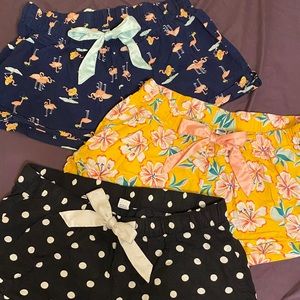 Old Navy Pajama Shorts (Set of 3)